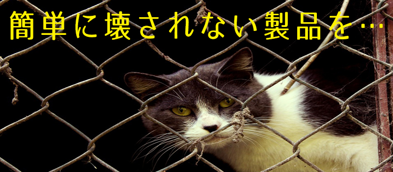 格子と猫