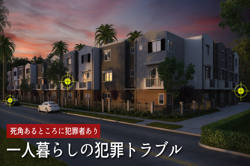 夜間の犯罪トラブル